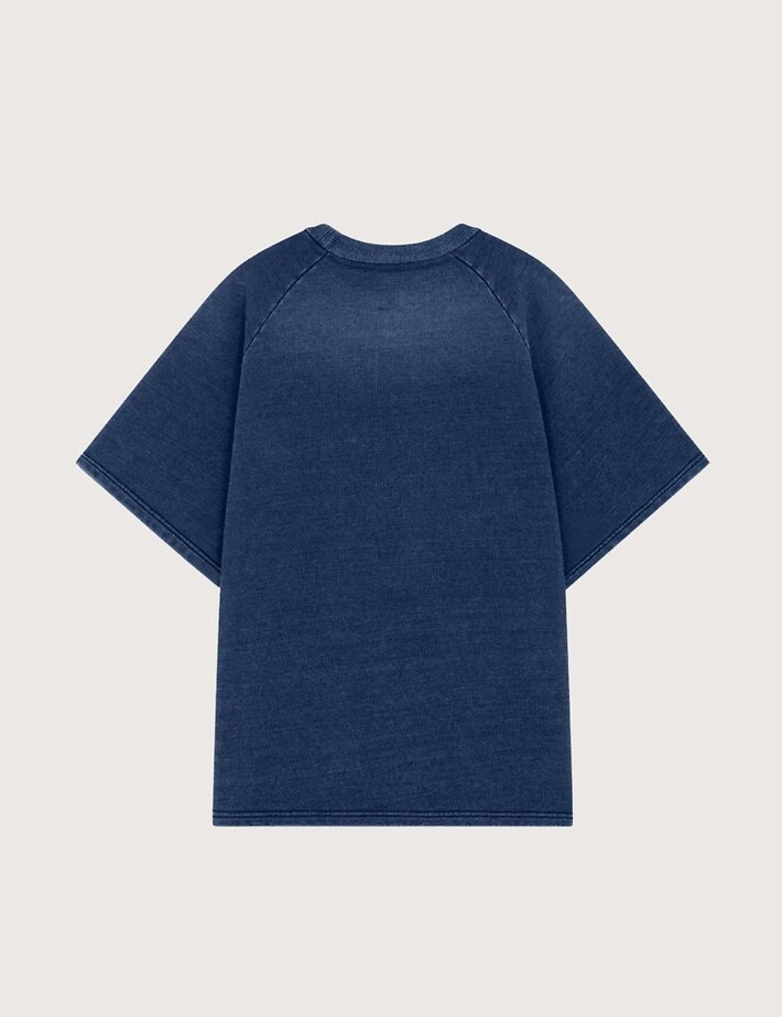 SWEET PANTS Sweat Mixte Mc Col Rond Indigo Bleu - 3