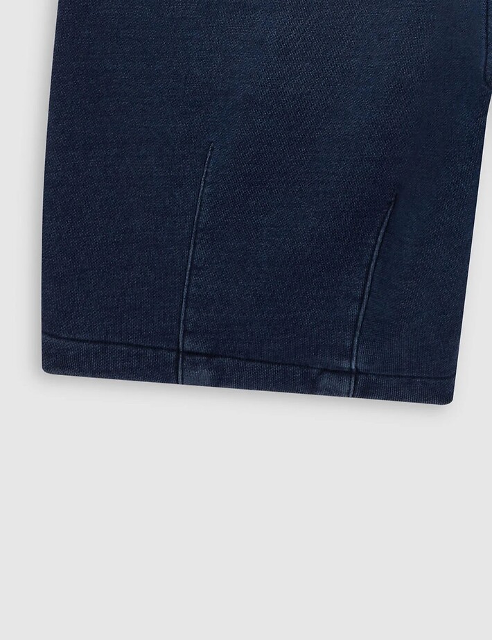 SWEET PANTS Short Mixte Long Indigo Bleu - 4