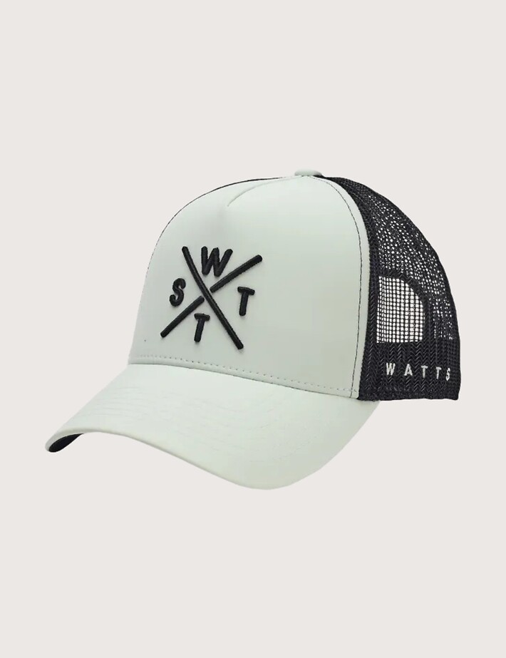 WATTS Casquette R-Tribe-Soft Vert et Noir
