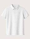 HBT Summer Chic Pique Wave | Rock Polo Blanc Homme