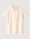HBT Summer Chic Pique Wave | Rock Polo Ecru Homme