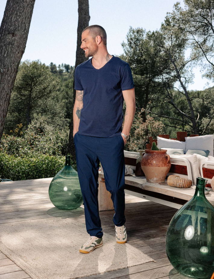 REPLAY Pantalon Chino Homme Marine 500 - 5
