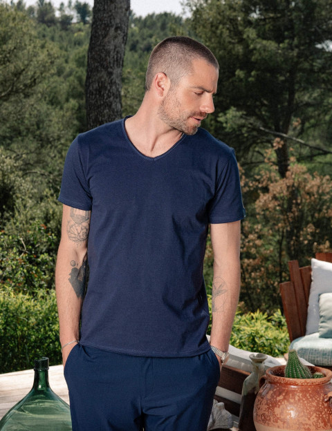 REPLAY Pantalon Chino Homme Marine 500 - 6