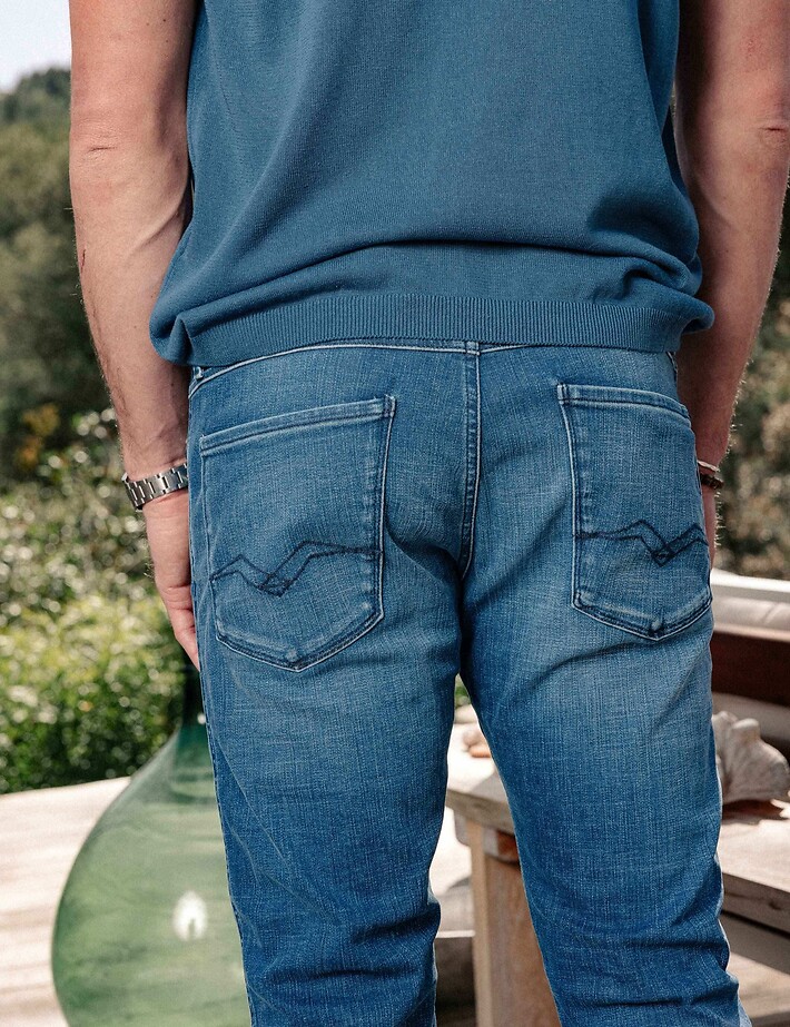 REPLAY Jean Homme Slim Anbass 009 Toile Medium - 8