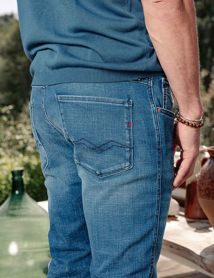 REPLAY Jean Homme Slim Anbass 009 Toile Medium - 9