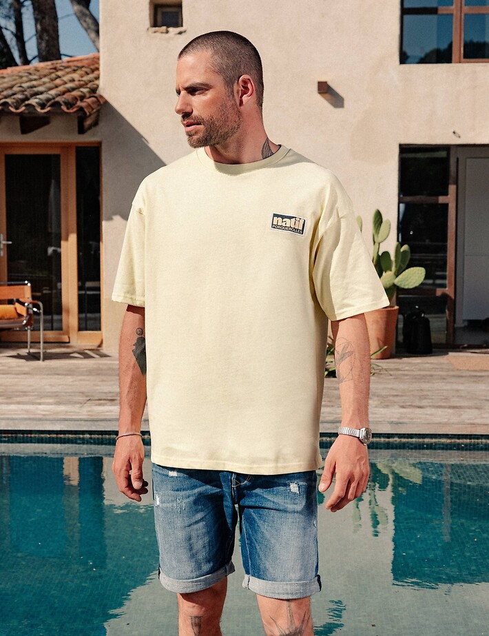 Natif T-Shirt Unisexe Porquerolles Crème - 4