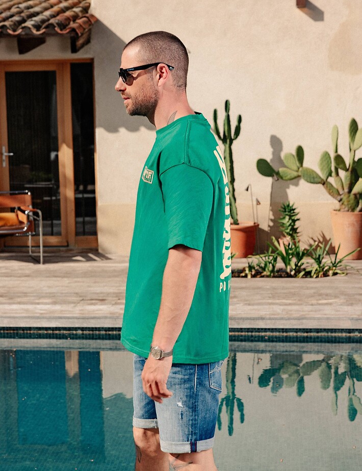 Natif T-Shirt Unisexe New Porquerolles Vert - 5