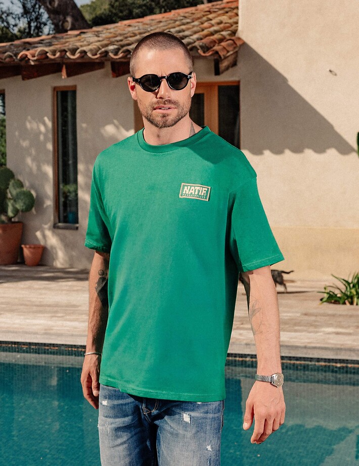 Natif T-Shirt Unisexe New Porquerolles Vert - 8