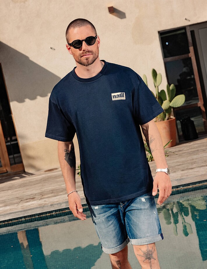 Natif T-Shirt Unisexe Porquerolles Noir - 4