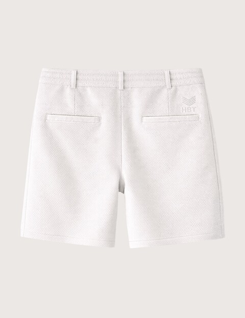HBT Summer Chic Pique Wave | Matt Short Bermuda Blanc Homme - 2