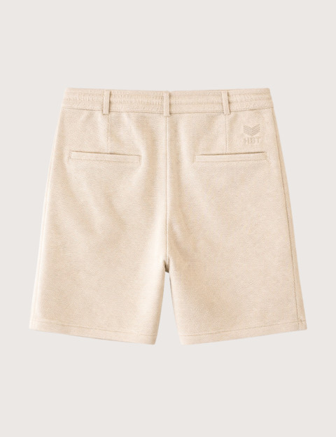 HBT Summer Chic Pique Wave | Matt Short Bermuda Ecru Homme - 2
