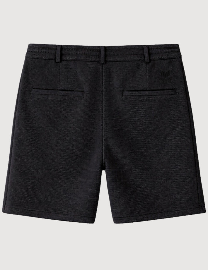 HBT Summer Chic Pique Wave | Matt Short Bermuda Noir Homme