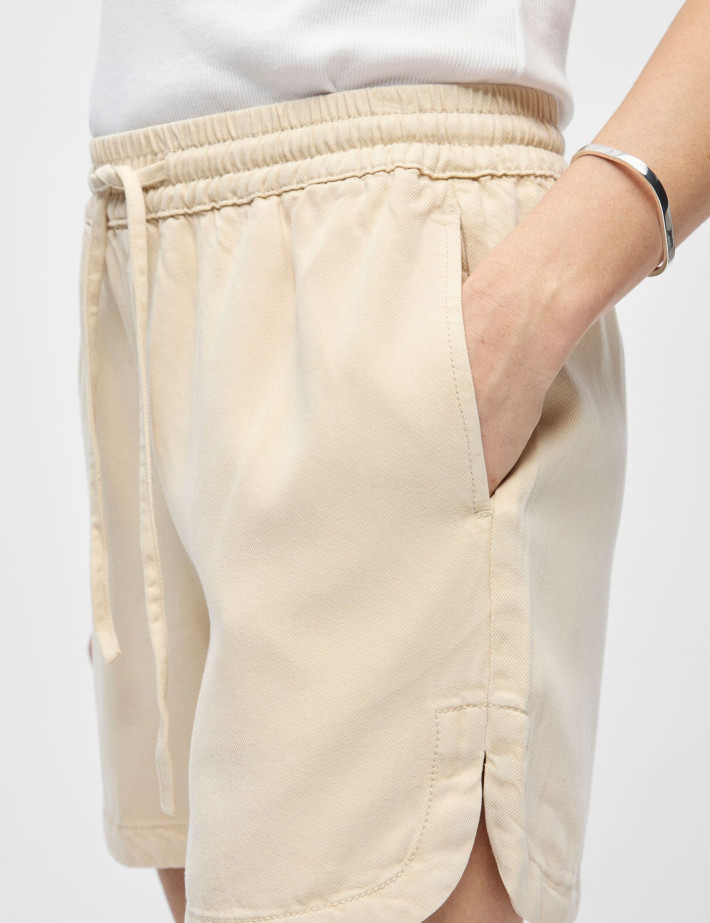 OBJECT Short Femme Frame Beige Denim - 4