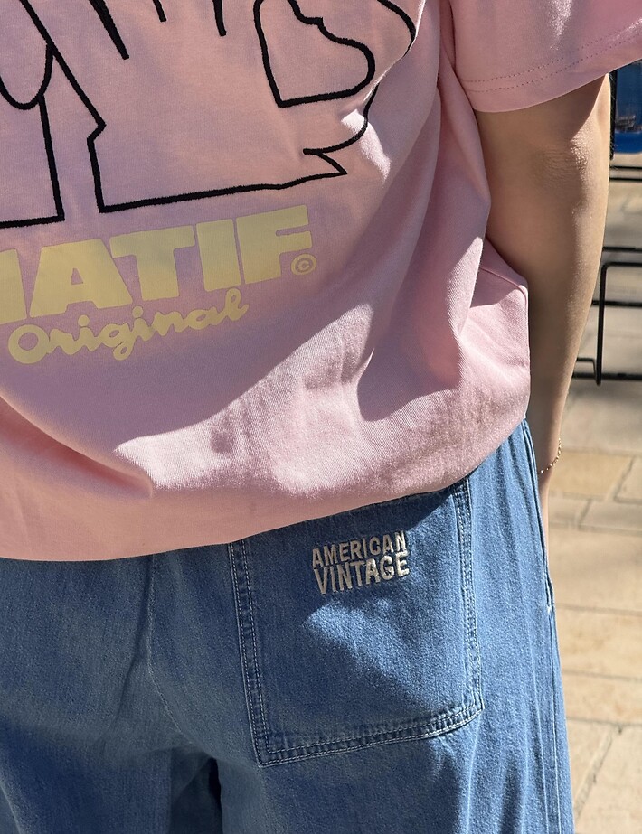 Natif T-Shirt Unisexe Chifou Me Rose - 4