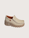 MAG Mocassins Compensés Queensize Beige 1