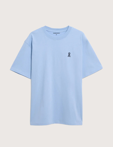 Armed Angels T-Shirt Homme Manches Courtes Maarkos Bleu Ciel