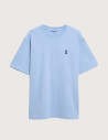 Armed Angels T-Shirt Homme Manches Courtes Maarkos Bleu Ciel