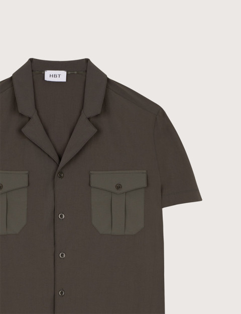 HBT Heritage Tech Para | Mitch Chemise Kaki Homme