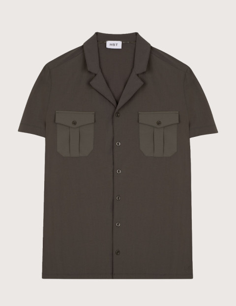 HBT Heritage Tech Para | Mitch Chemise Kaki Homme - 2