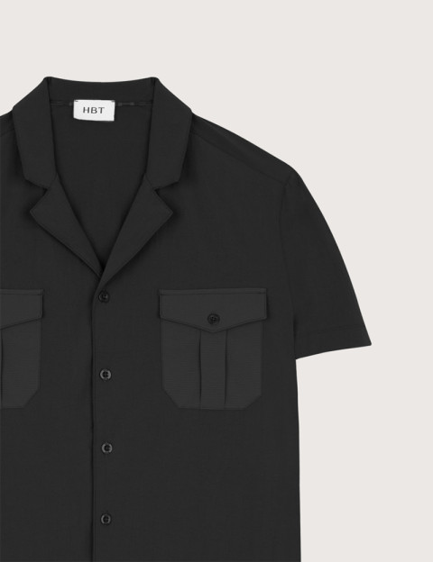 HBT Heritage Tech Para | Mitch Chemise Noir Homme - 2