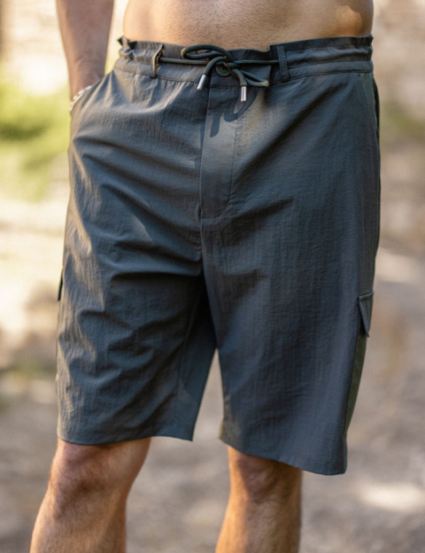HBT Heritage Tech Para | Newton Short Bermuda Kaki Homme