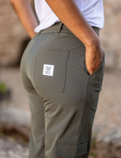 HBT Heritage Tech Para | Levon Pantalon Kaki Femme - 3