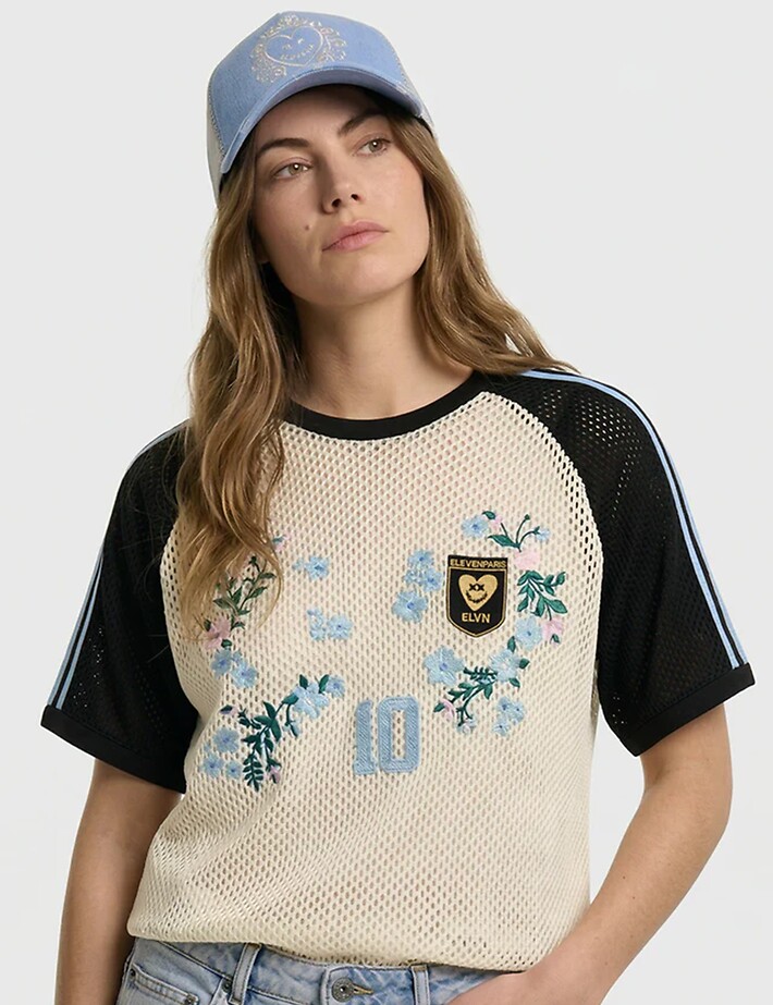 Eleven Paris T-Shirt Filet Unisex Coupe du Monde Argentine Blanc - 3