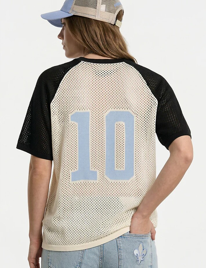 Eleven Paris T-Shirt Filet Unisex Coupe du Monde Argentine Blanc - 5