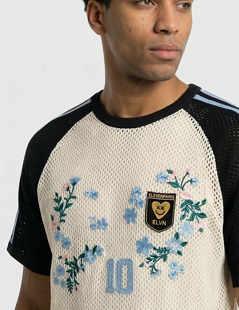 Eleven Paris T-Shirt Filet Unisex Coupe du Monde Argentine Blanc - 4