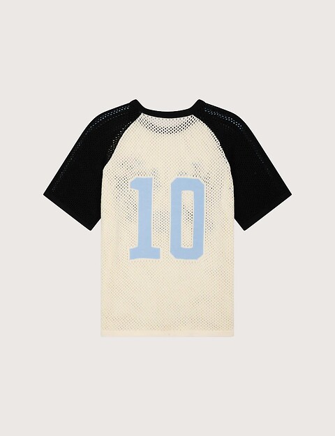 Eleven Paris T-Shirt Filet Unisex Coupe du Monde Argentine Blanc - 6