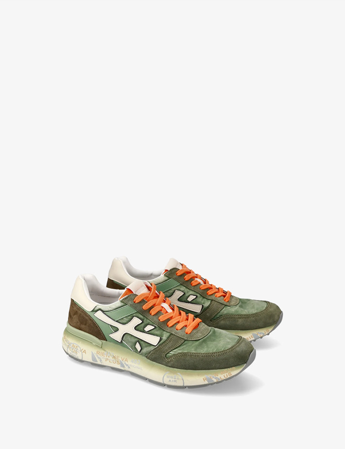 Premiata Baskets Homme Mick 7244N Kaki - 3
