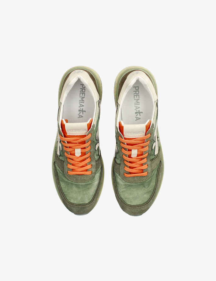 Premiata Baskets Homme Mick 7244N Kaki - 5