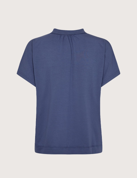 MOS MOSH Blouse Femme Col V Shira Marine - 4