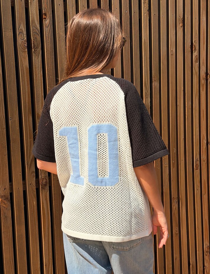 Eleven Paris T-Shirt Filet Unisex Coupe du Monde Argentine Blanc - 8
