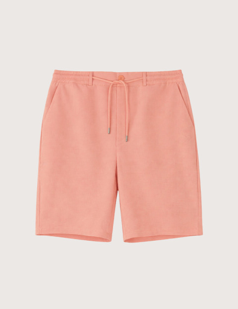 HBT Summer Chic Waffle | Dario Short Bermuda Rose Homme