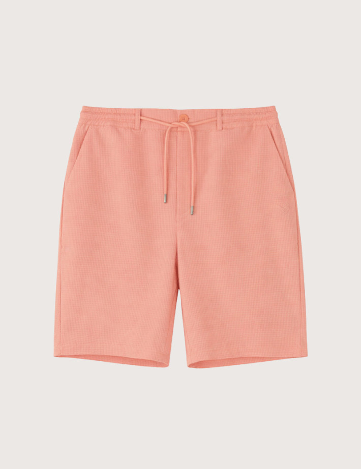 HBT Summer Chic Waffle | Dario Short Bermuda Rose Homme