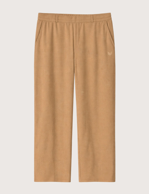 HBT Summer Chic Waffle | Stan Pantalon Chocolat