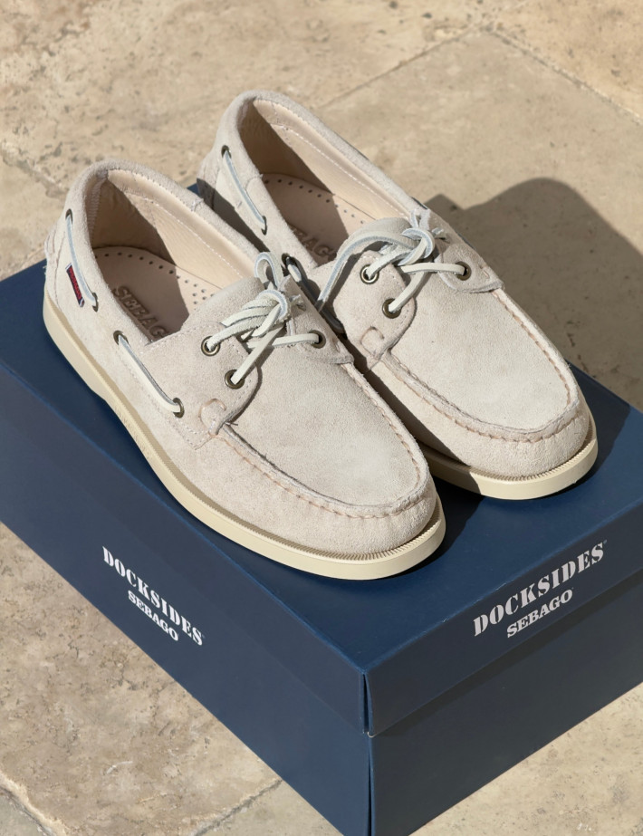 Sebago Chaussures Homme Portland Flesh Out Blanc - 6
