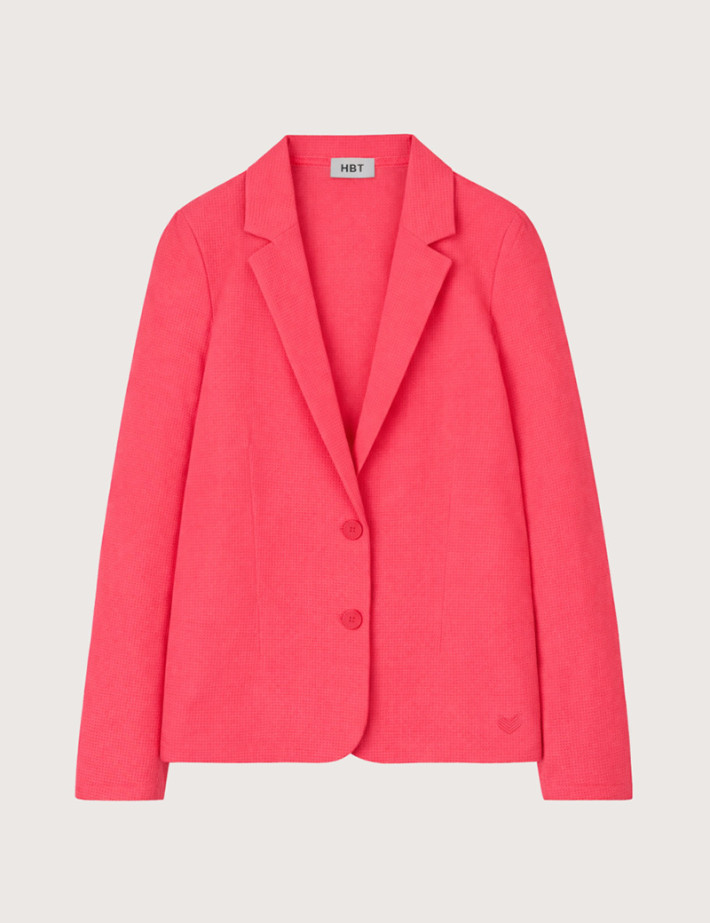 HBT Summer Chic Waffle | Shirley Veste Corail Femme