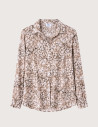 HBT Basics Print | Zelie Chemise Beige Femme