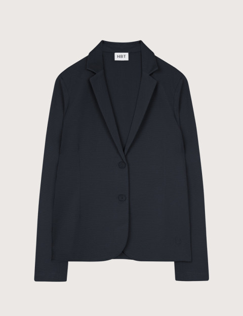 HBT Summer Chic Pique Wave | Shirley Veste Noir Femme
