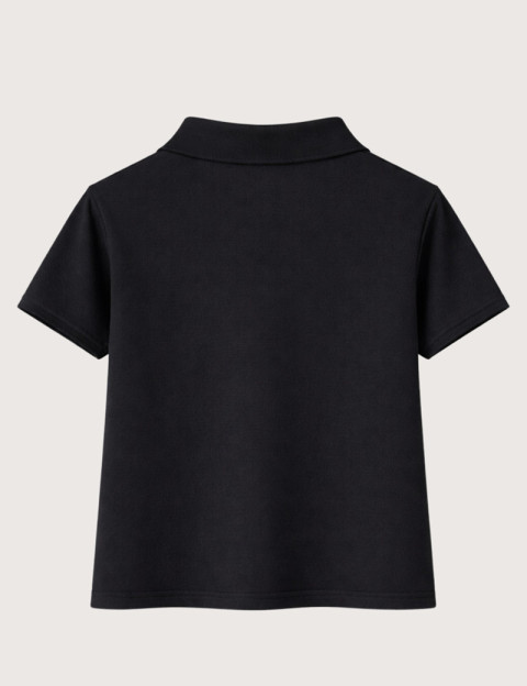 HBT Summer Chic Pique Wave | Ron Polo Noir Femme - 2