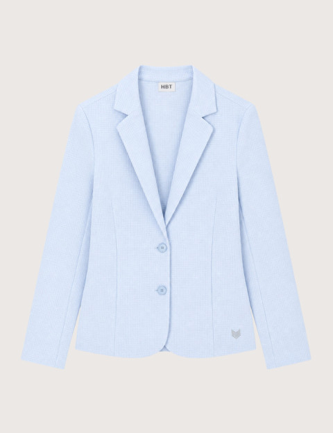 HBT Summer Chic Waffle | Shirley Veste Ciel Femme