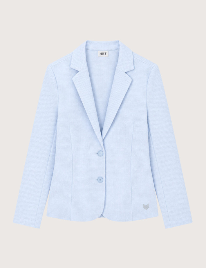 HBT Summer Chic Waffle | Shirley Veste Ciel Femme