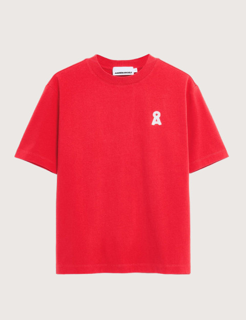 Armed Angels T-Shirt Femme Manches Courtes Iconic Tarjaa Rouge