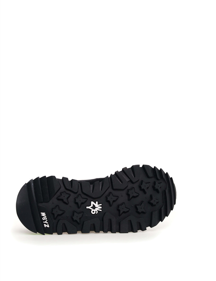 W6YZ Baskets Homme Breeze M Gris Noir Blanc - 6