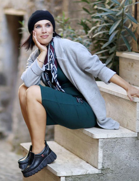 MAG Mocassins Compensés Queensize Noir - 16