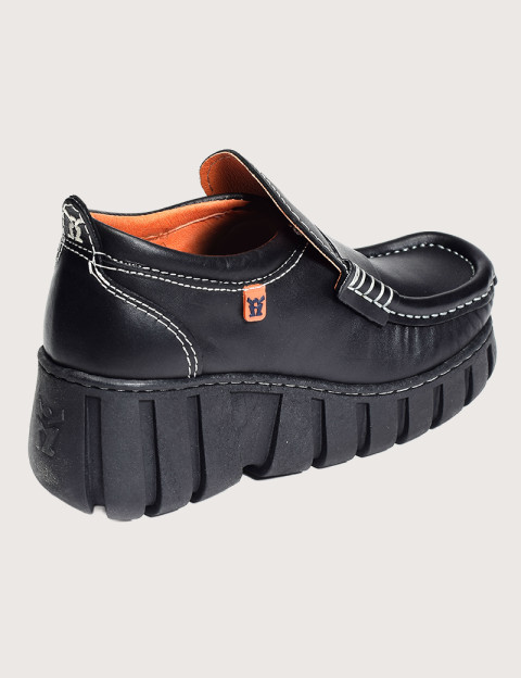 MAG Mocassins Compensés Queensize Noir - 13