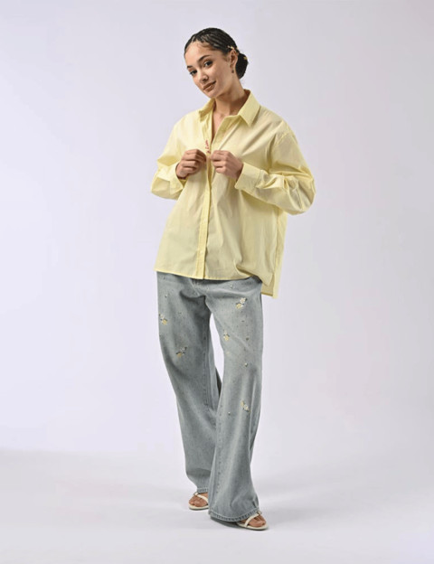 Adoré Chemise Femme Daria Jaune Citron - 6