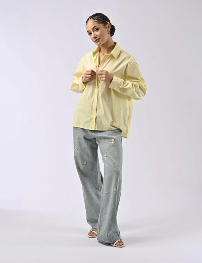 Adoré Chemise Femme Daria Jaune Citron - 6